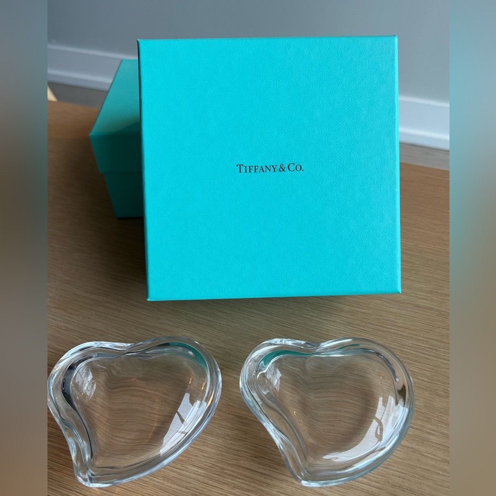 Tiffany & Co heart shaped tableware